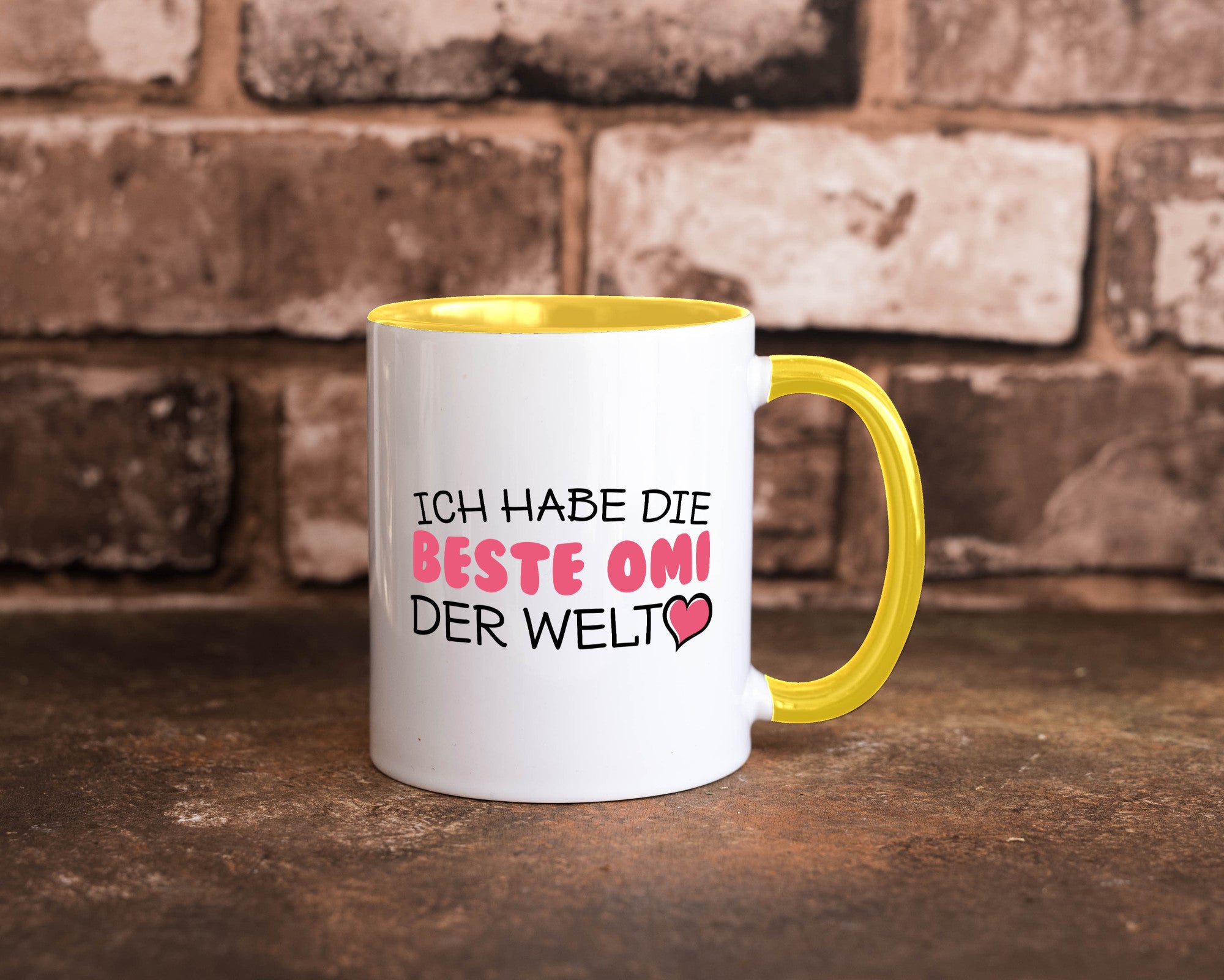 Beste Omi der Welt | Oma Tasse Geburtstag Muttertag lustig Familie Geschenkidee