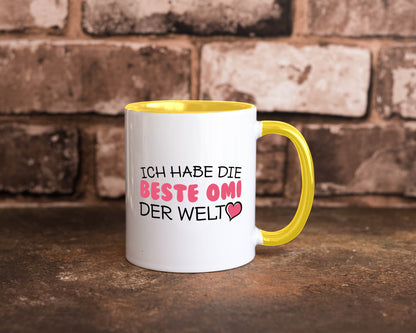 Beste Omi der Welt | Oma Tasse Geburtstag Muttertag lustig Familie Geschenkidee