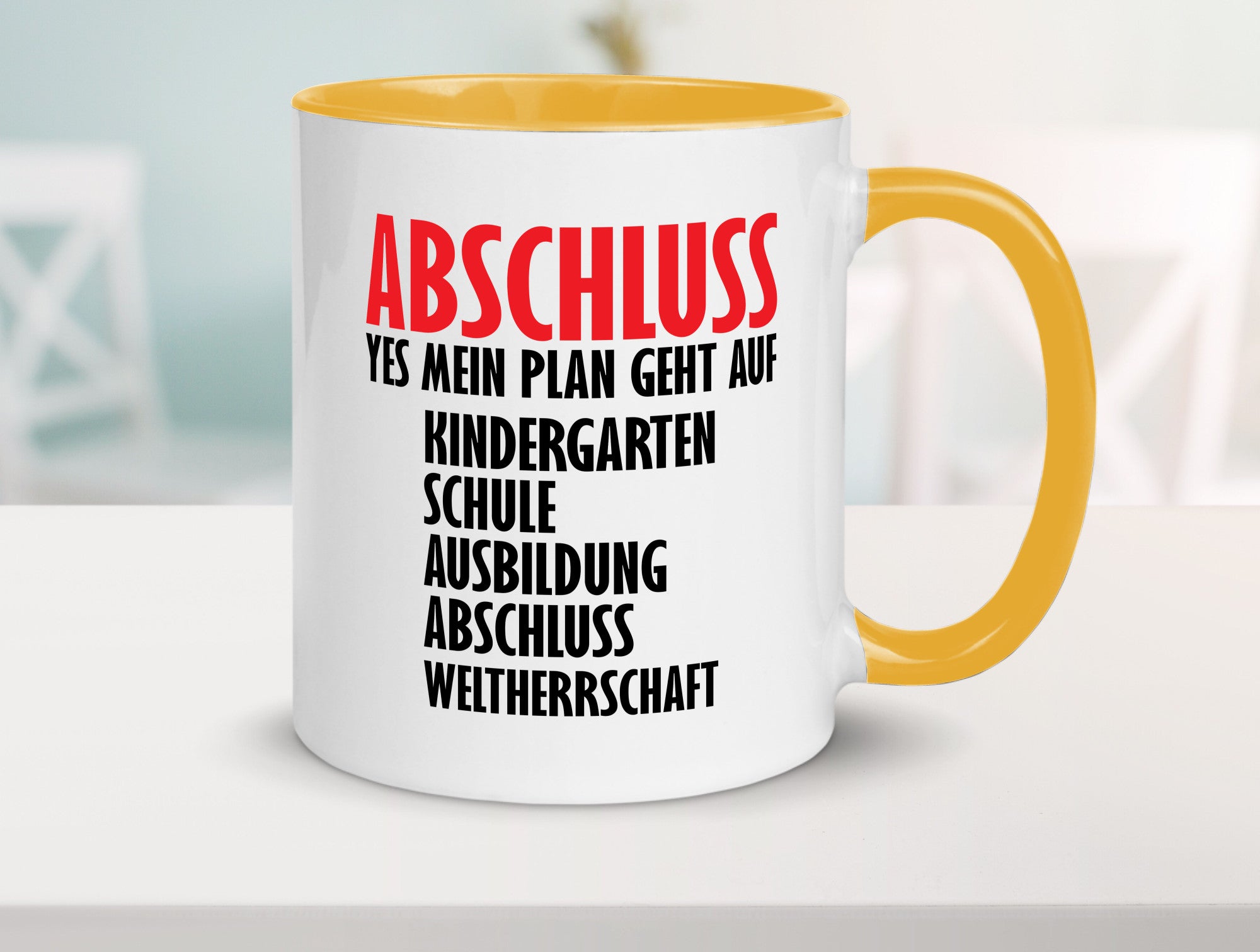 Abschluss Bachelor Geschenkidee Humor Tasse