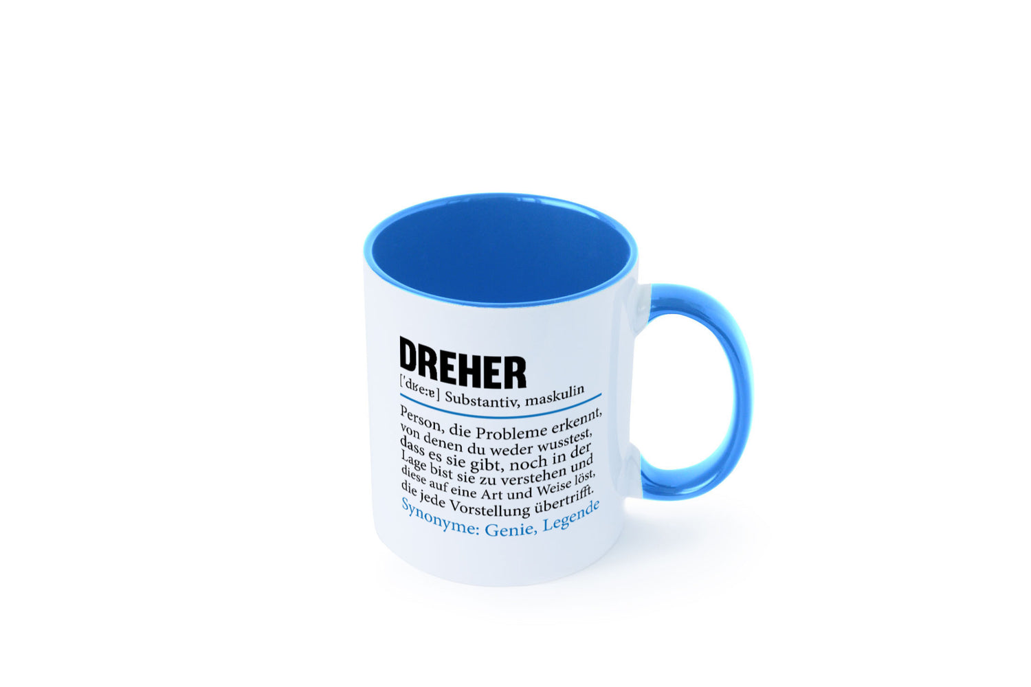 Dreher Humor | Fräser Zerspannungsmechaniker Geschenkidee Tasse