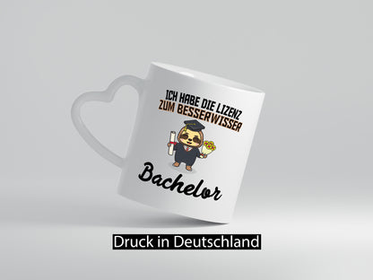 Ich hab die Lizenz zum besserwisser | Bachelor Geschenk Humor Geschenkidee