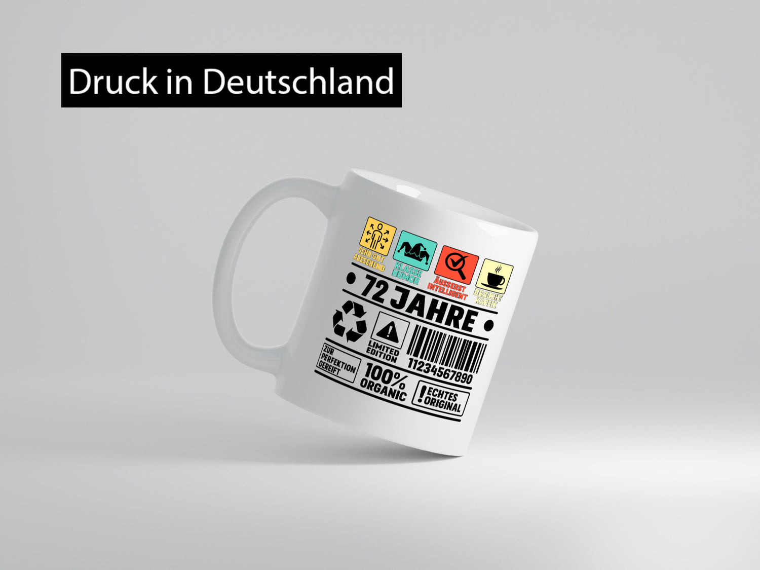 72. Geburtstag | 72 Jahre Humor Limited Edition lustig Geschenkidee Geschenk
