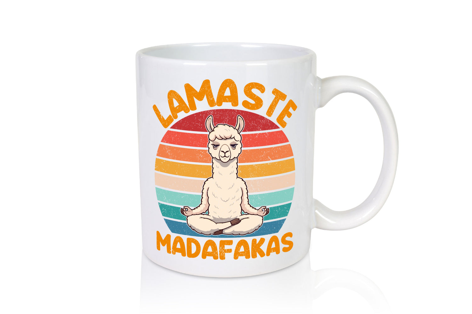 Lamaste | Madafakas Lama Vintage Humor Geschenkidee Tasse