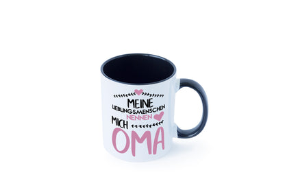 Oma Tasse | Lieblingsmenschen Großmutter Herzen lustiger Spruch Geschenk