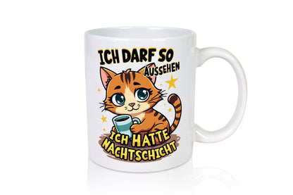 Ich hatte Nachtschicht | Schichtarbeit Katze Humor Arbeit Kollegen Büro