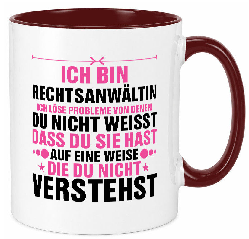 Löse Probleme: Rechtsanwältin | Jurstin Anwältin v2 Geschenk Humor Geschenkidee