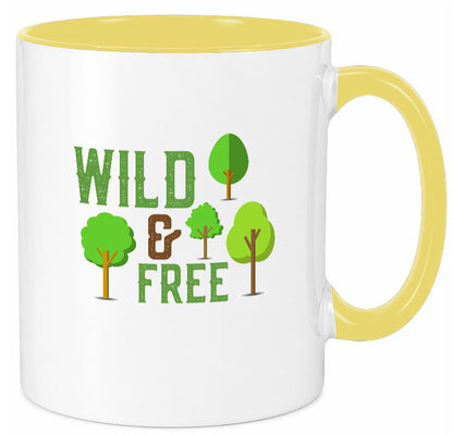 Wild and free | Freiheit Camper Hobbycamper Geschenkidee Humor Tasse