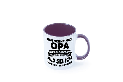 Nenn mich Opa, Komplize schlechter Umgang | Opa Witz Geschenk Familie