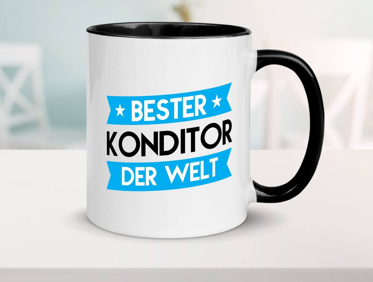 Bester Konditor | Konditorei Geschenk Humor Geschenkidee lustiger Spruch Tasse