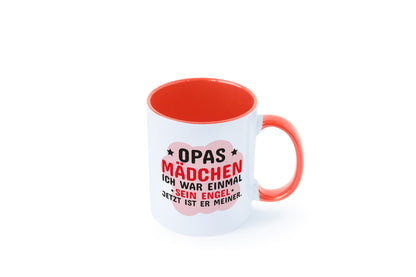 Opas Mädchen | Trauer Tasse Abschied Enkelin lustig Familie Geschenkidee