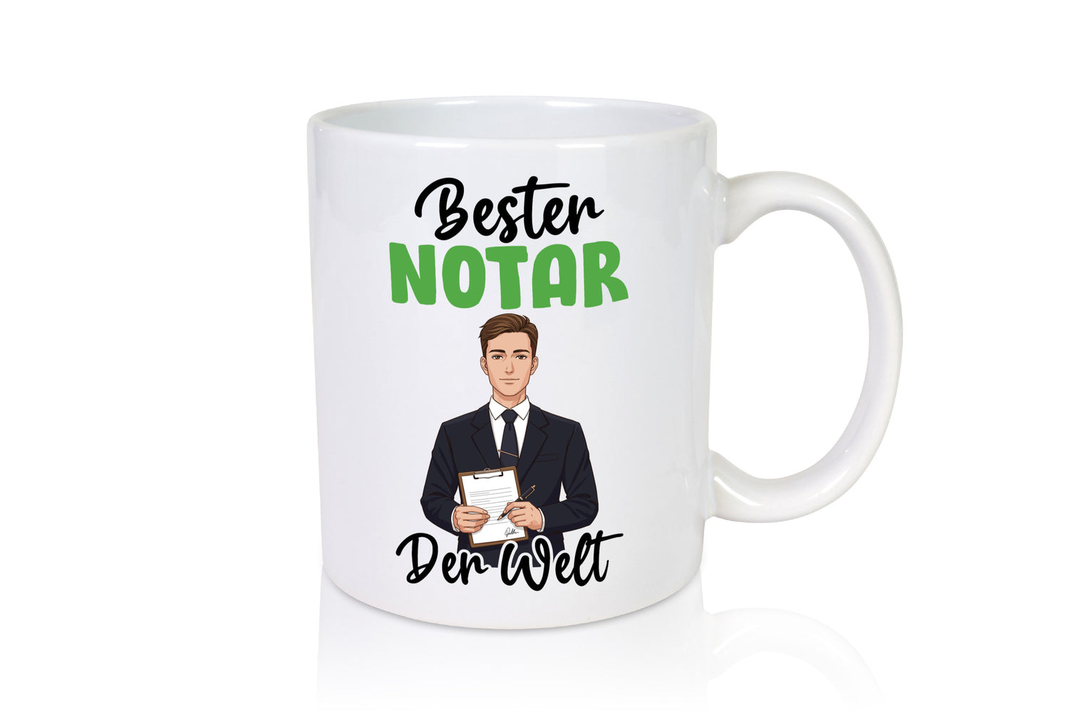 Bester Notar | Jurist v2 Geschenk Humor Geschenkidee lustiger Spruch Tasse