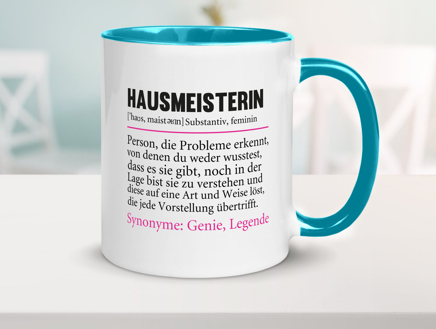 Hausmeisterin | Hauswart Beruf Spruch Humor Geschenkidee Arbeit Kollegen Büro