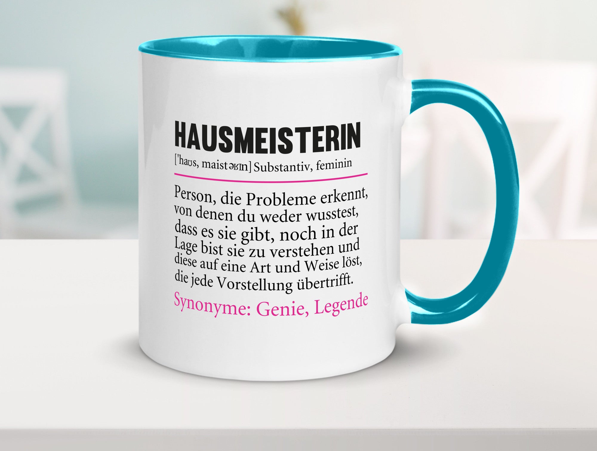 Hausmeisterin | Hauswart Beruf Spruch Humor Geschenkidee Arbeit Kollegen Büro