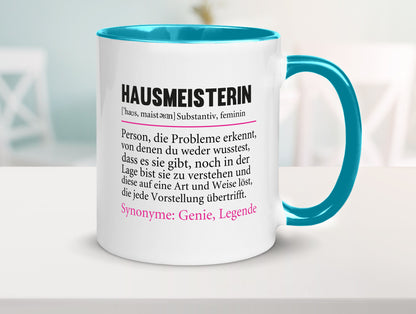 Hausmeisterin | Hauswart Beruf Spruch Humor Geschenkidee Arbeit Kollegen Büro