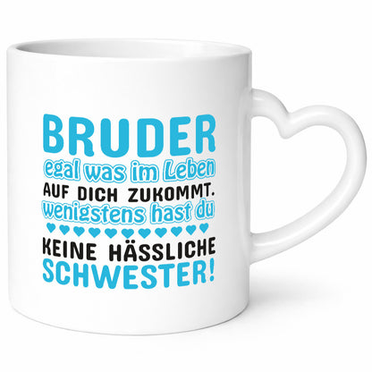 Tasse Bruder | Schwester Geschwisterliebe Spruch lustiger Geschenk Humor
