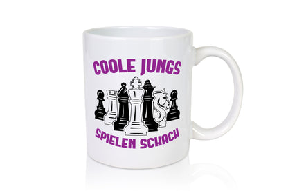 Coole Jungs spielen Schach | Schachspieler Schachbrett lustig Humor