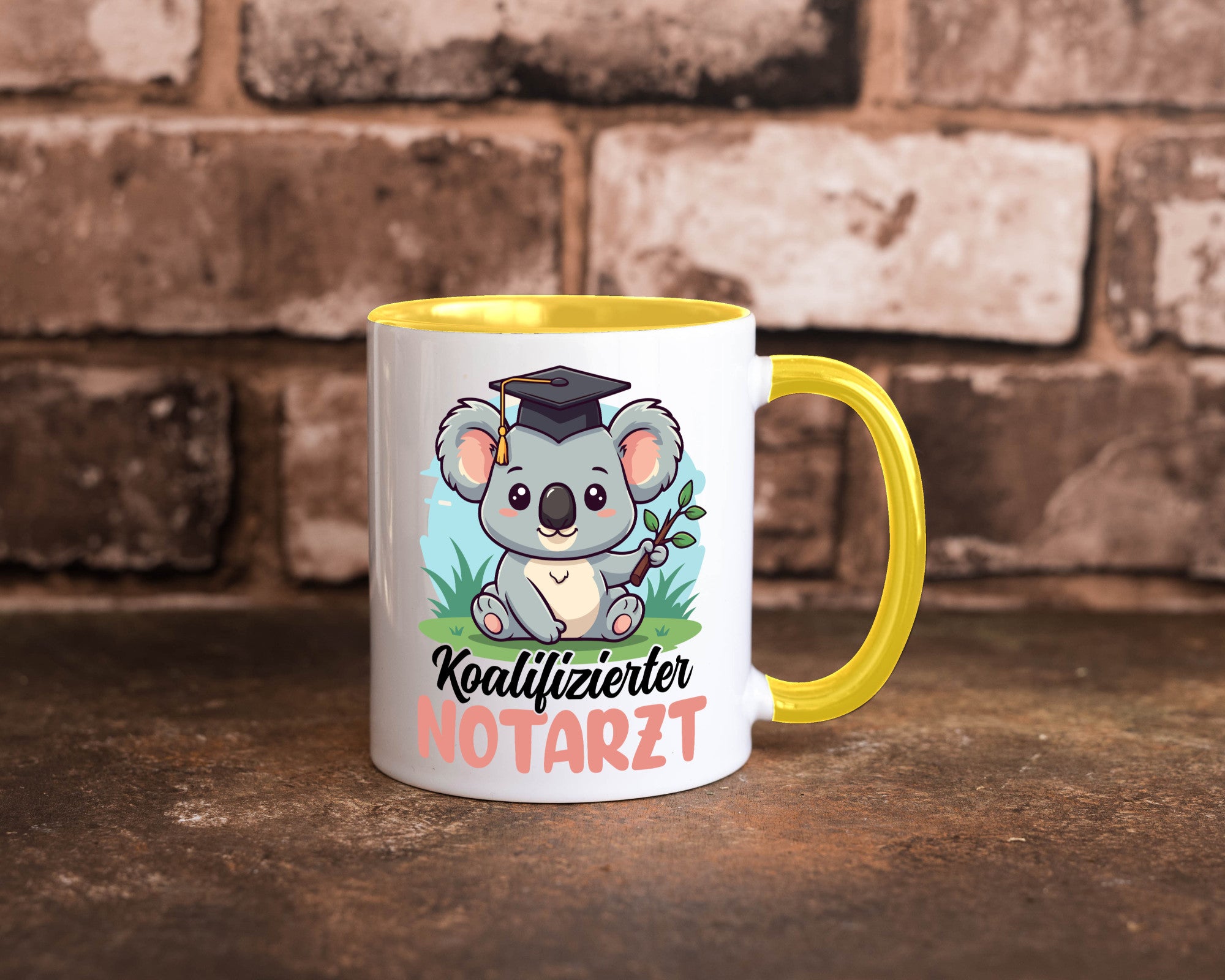 Koalifizierter Notarzt | Arzt Geschenk Humor Geschenkidee lustiger Spruch Tasse