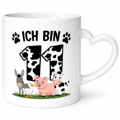 11 Geburtstag | Jahre Farmer Kind Geschenk Geschenkidee lustiger Spruch Tasse