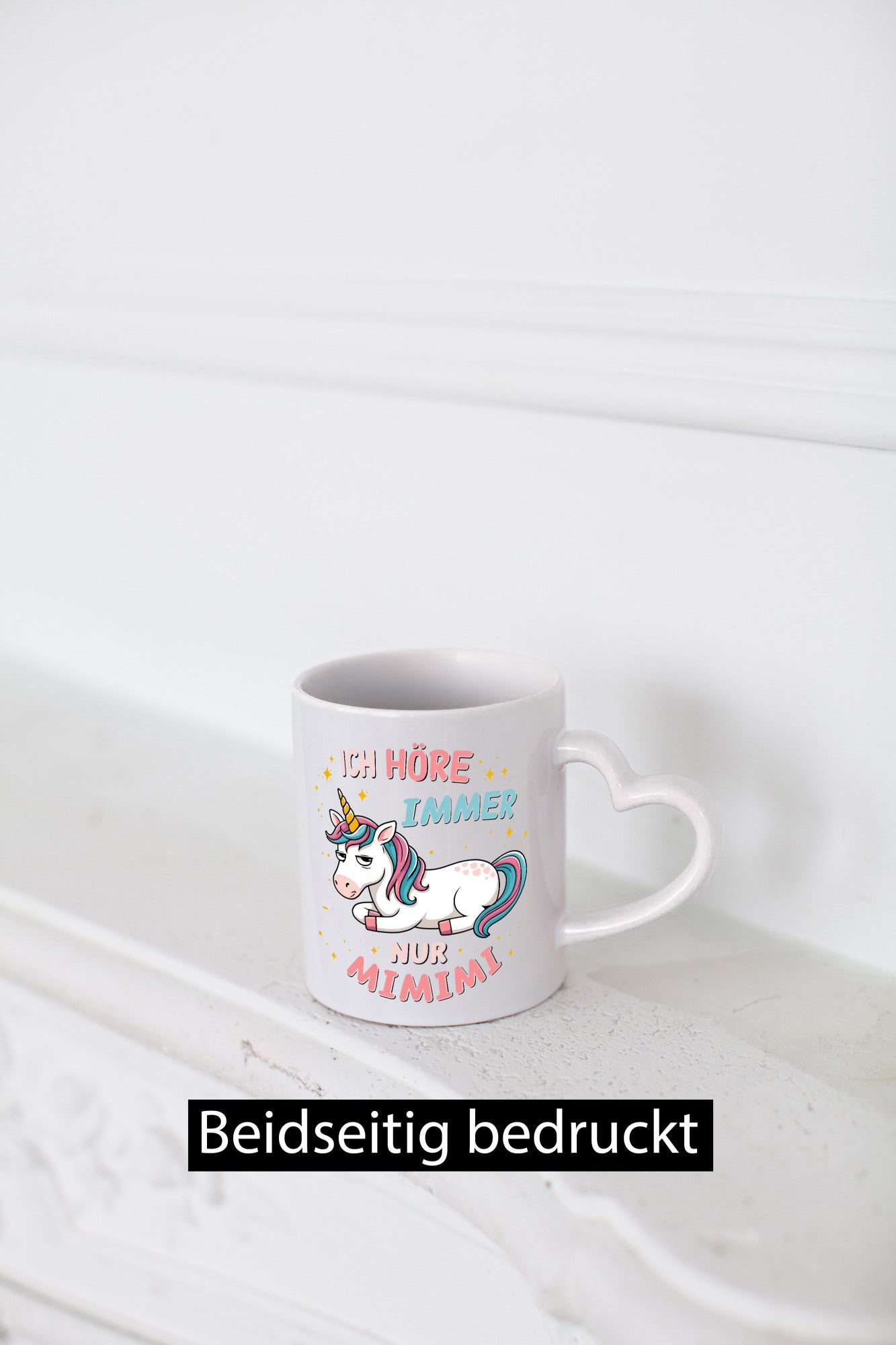 Ich höre nur Mimimi | Einhorn Faules v2 lustiger Spruch Geschenk Humor
