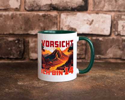 14. Geburtstag | 14 Jahre Vulkanausbruch Vulkan Geschenkidee Humor Tasse
