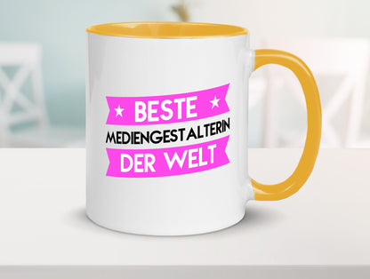 Beste Mediengestalterin | Medien lustiger Spruch Geschenk Humor Geschenkidee