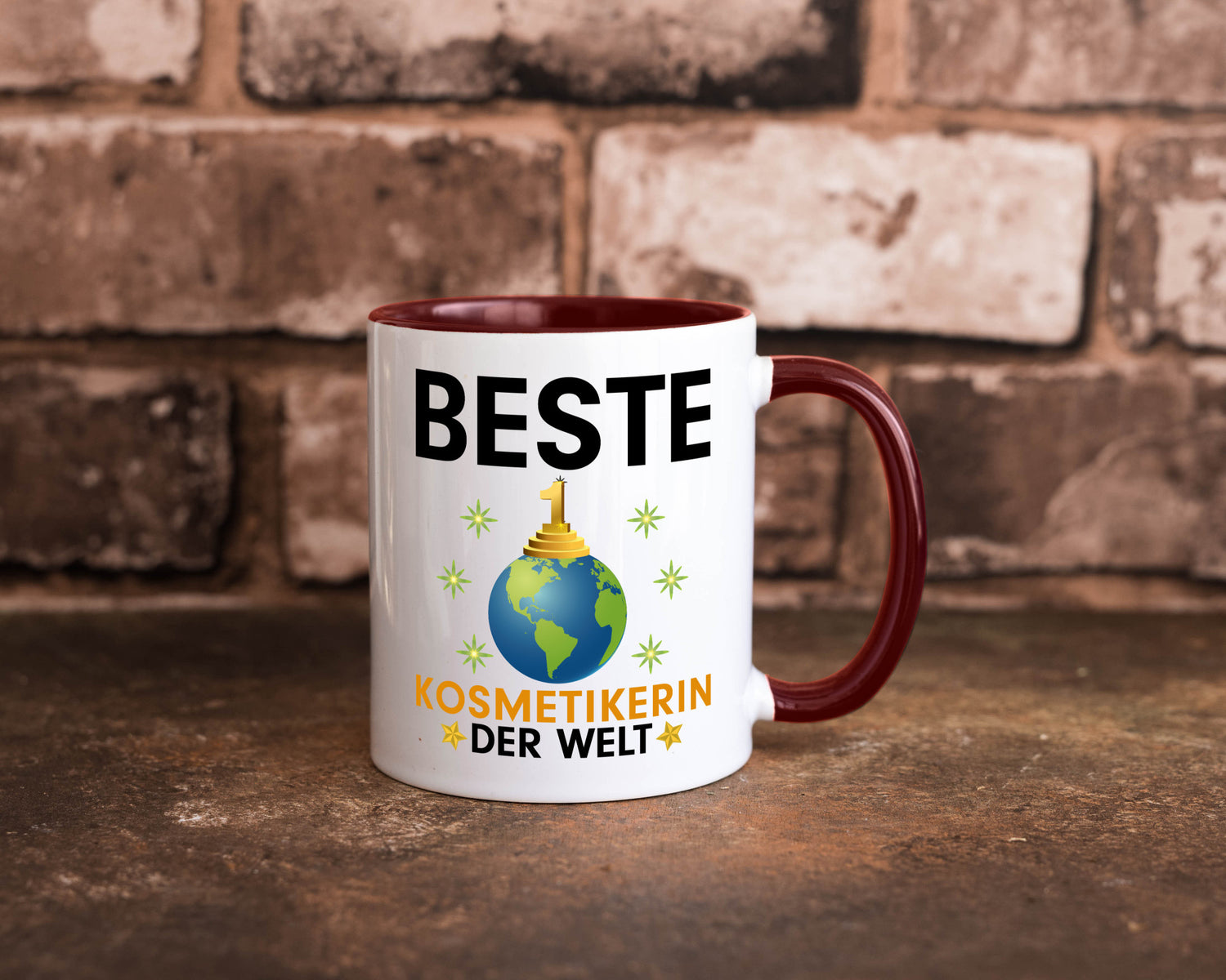 Welt Beste Kosmetikerin | Kosmetik Stylistin Visagistin Geschenkidee Humor Tasse
