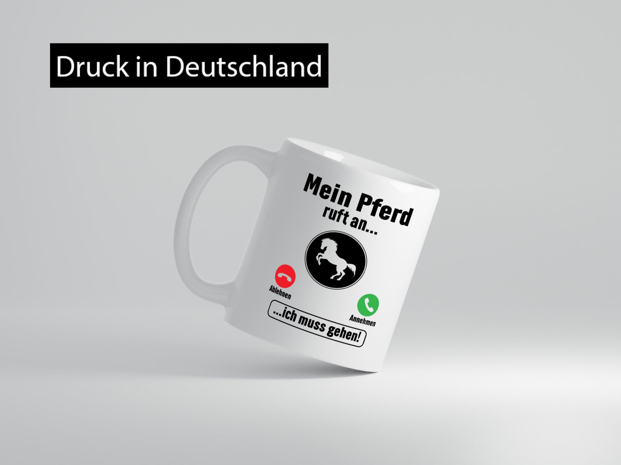 Mein Pferd ruft an | Pferdeliebhaber Reiten Geschenkidee Humor Tasse