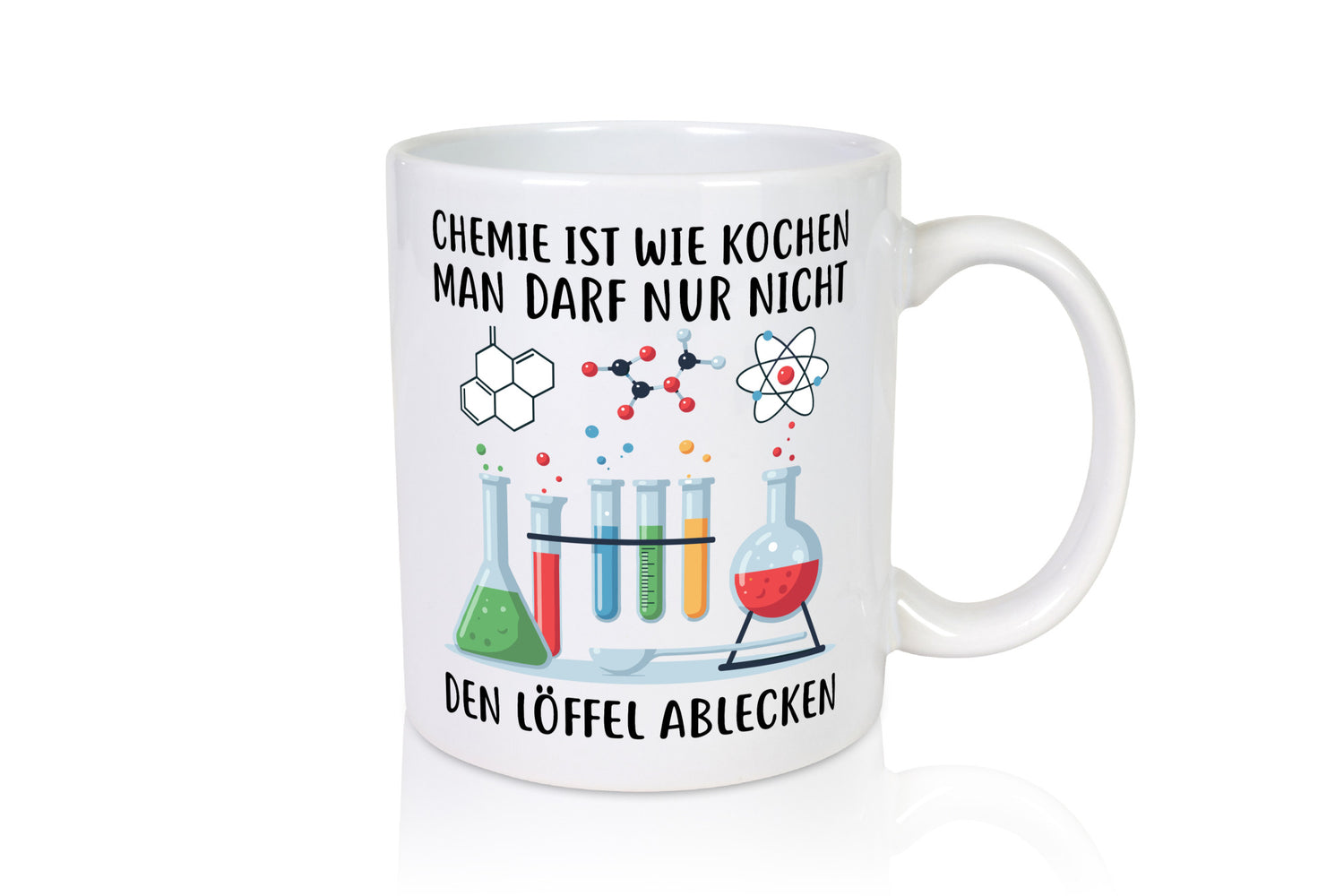 Chemie ist wie Kochen | lustiger Spruch Geschenk Humor Geschenkidee Tasse