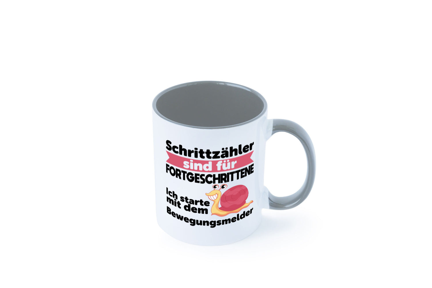 Schrittzähler Fortgeschrittene, Bewegungsmelder | Schnecke Geschenk Humor