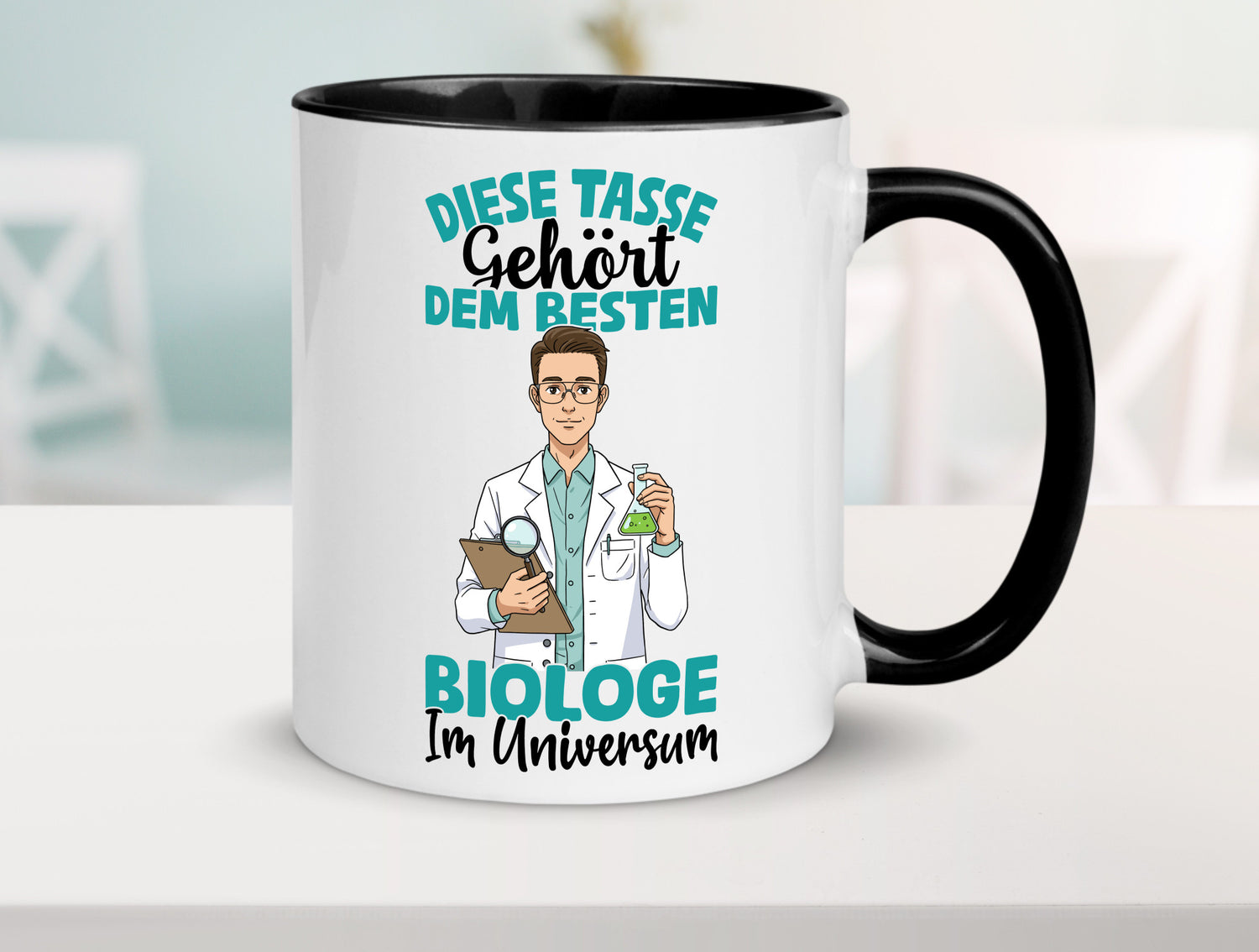 Im Universum: Biologe | Biologie Naturforscher Humor Geschenkidee Tasse
