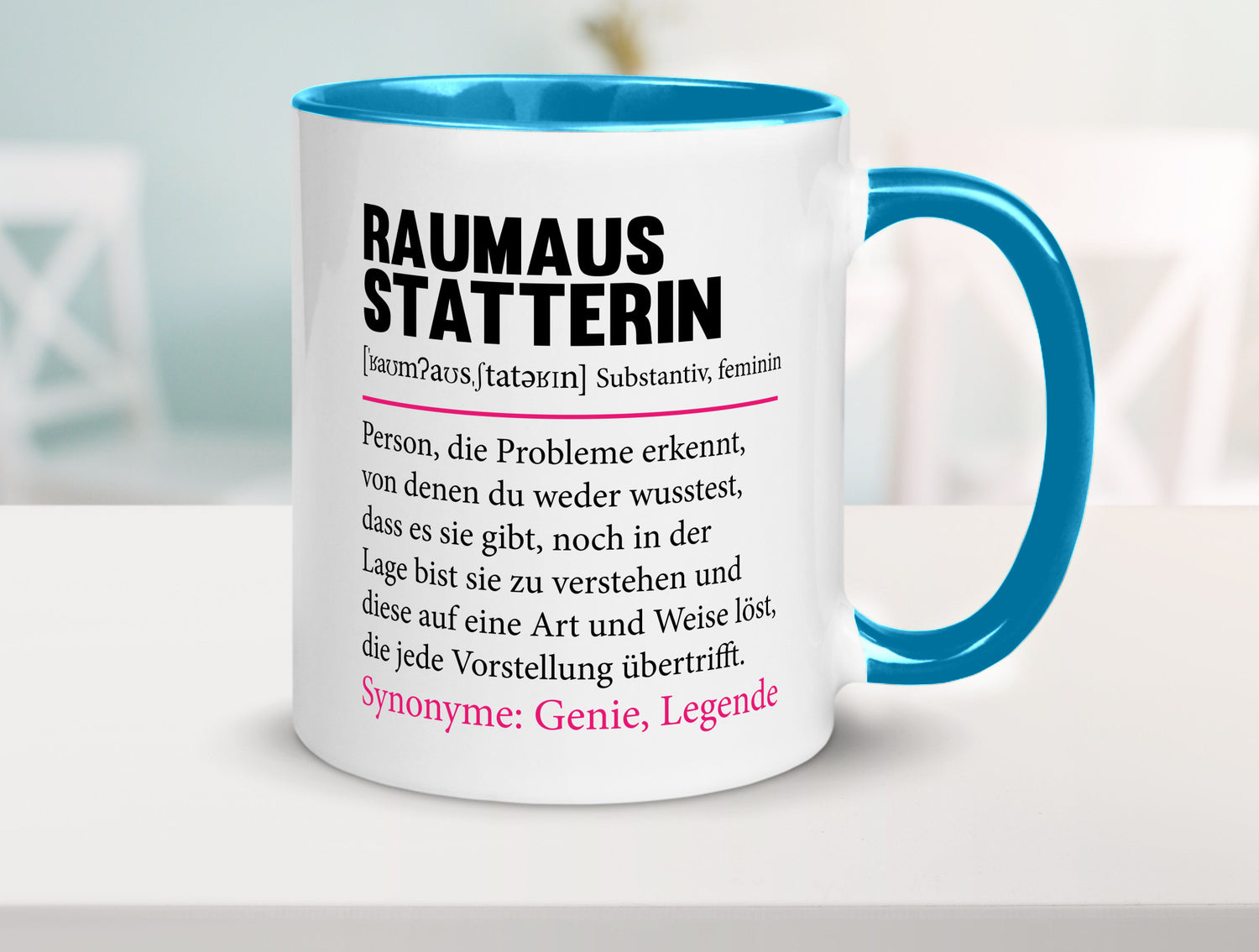 Raumausstatterin | Wohn Ausstatterin Beruf Humor Geschenk Arbeit Kollegen Büro