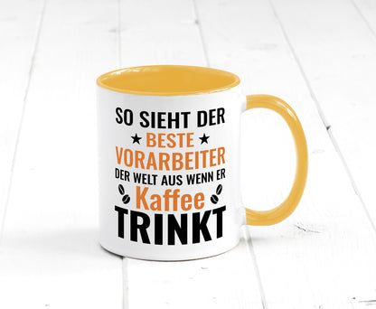 Kaffee trinkt: Vorarbeiter | Kollege Teamleiter Geschenk Arbeit Kollegen Büro