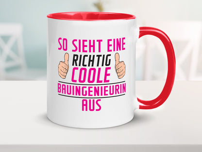 Richtig Coole Bauingenieurin | Ingenieurin lustig Humor Geschenkidee Geschenk