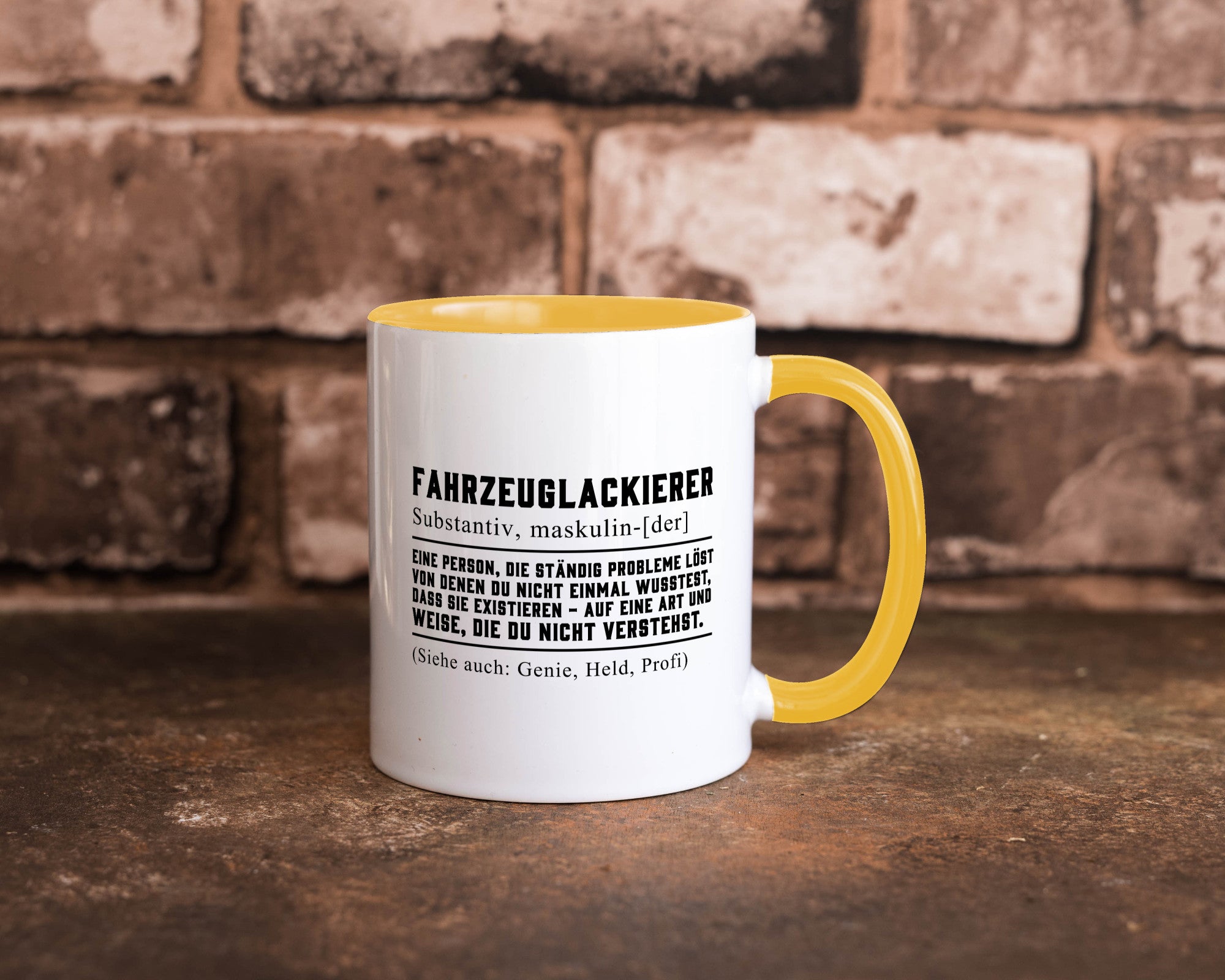 Fahrzeuglackierer | Definition Lackierer Autolackierer Humor Geschenkidee Tasse