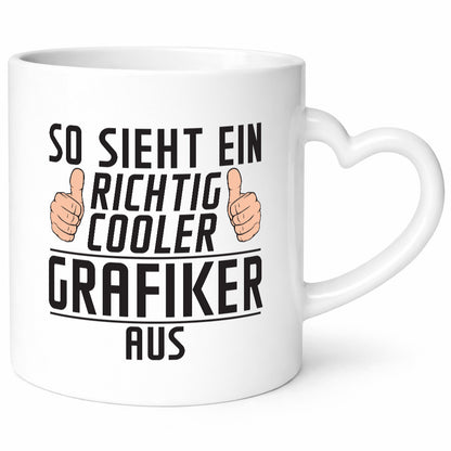 Richtig Cooler Grafiker | Grafik Design Grafikdesign Humor Geschenkidee Tasse