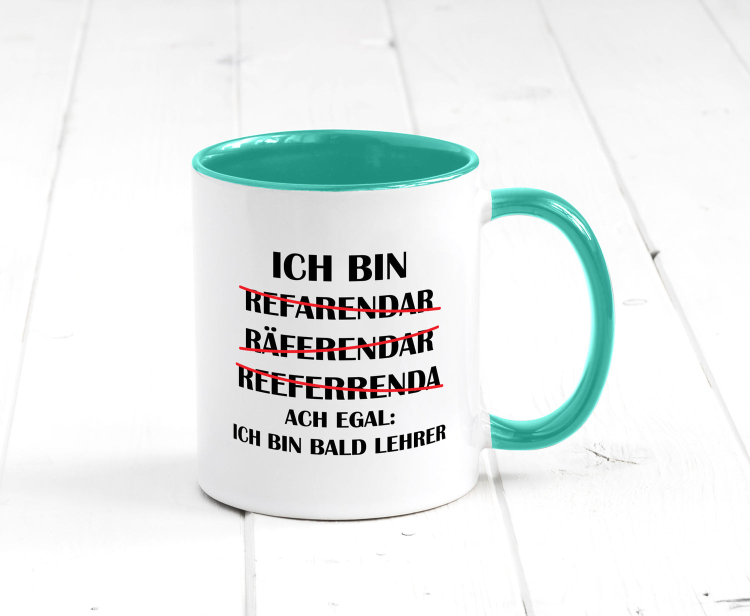 Ich bin bald Lehrer | Rechtschreibfehler lustig Humor Geschenkidee Geschenk