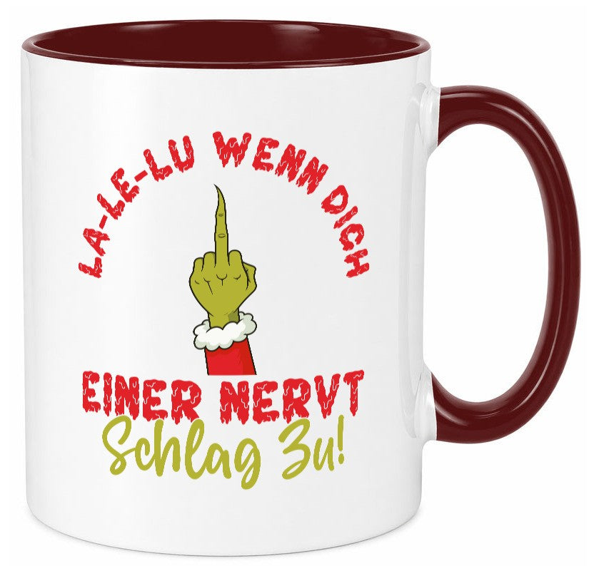 La Le Lu | Weihnachten Weihnachtsmuffel Lichter vl4 lustig Humor Geschenkidee Tasse