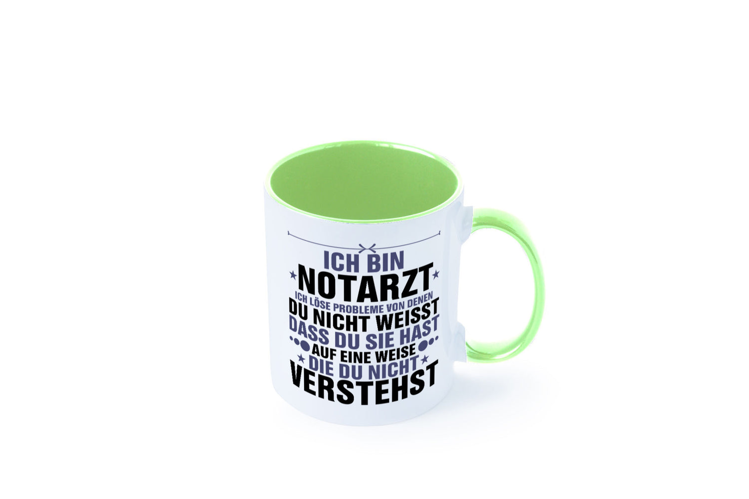 Löse Probleme: Notarzt | Arzt v2 Geschenkidee Humor Tasse