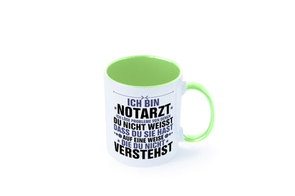 Löse Probleme: Notarzt | Arzt v2 Geschenkidee Humor Tasse