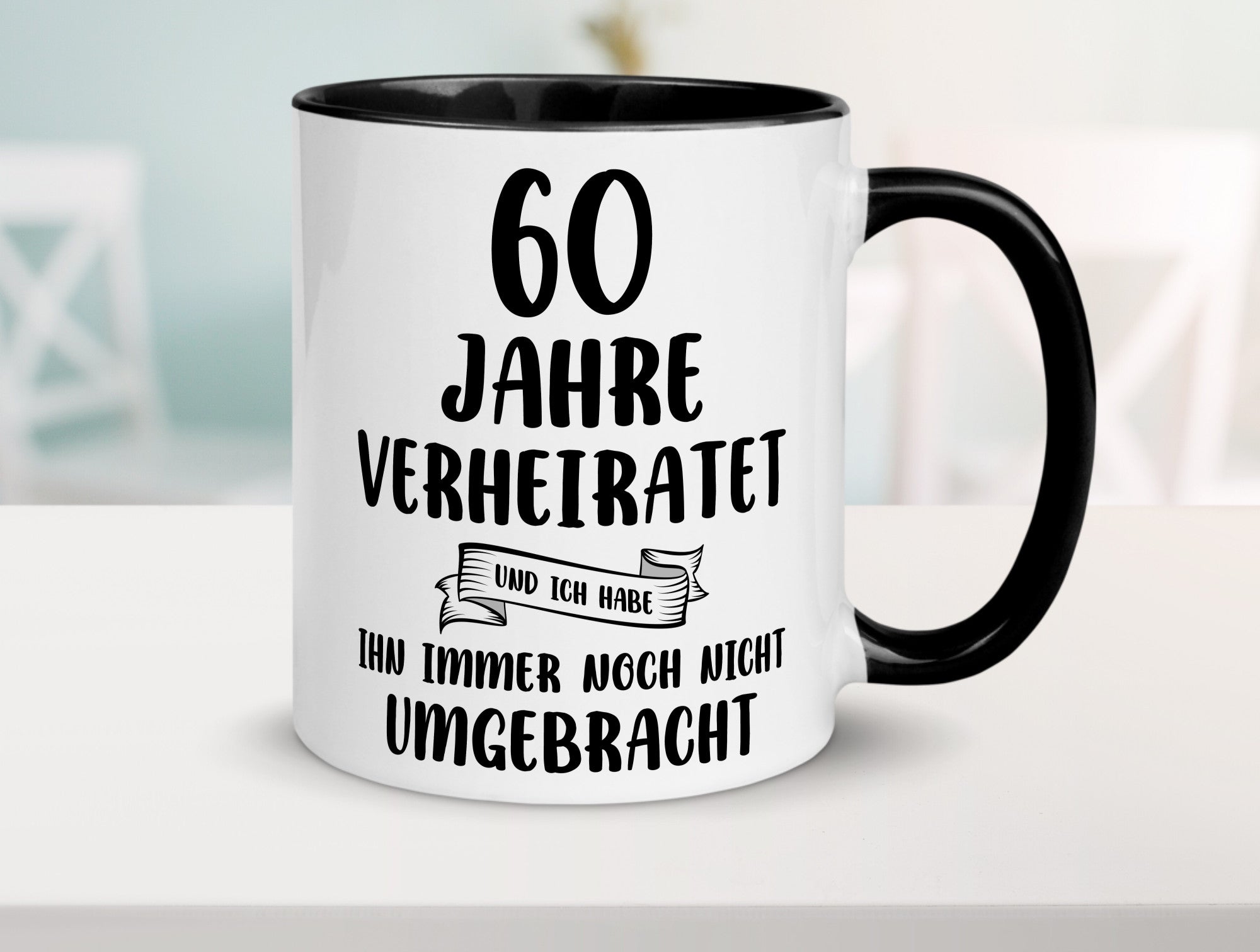 60 Jahre Verheiratet, immer noch am Leben! Geschenk Humor Geschenkidee lustiger