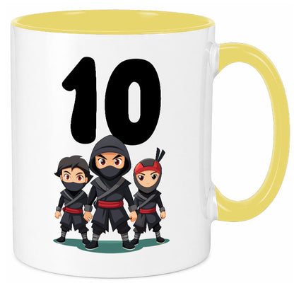 10. Geburtstag | 10 Jahre Ninja Humor Geschenkidee Tasse