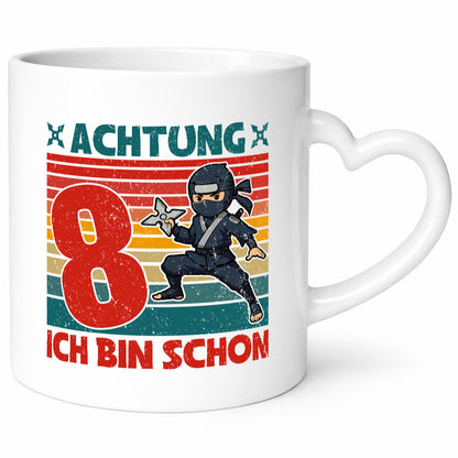 8. Geburtstag | 8 Jahre Ninja Kindergeburtstag lustiger Spruch Geschenk