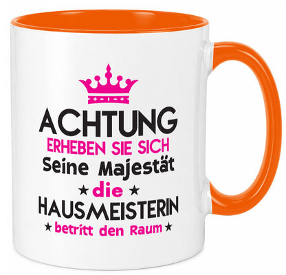 Seine Majestät Hausmeisterin | Hauswart Humor Geschenkidee Tasse