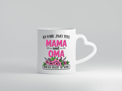 Mama und Oma rocke sie beide | Muttertag lustig Familie Geschenkidee Geschenk