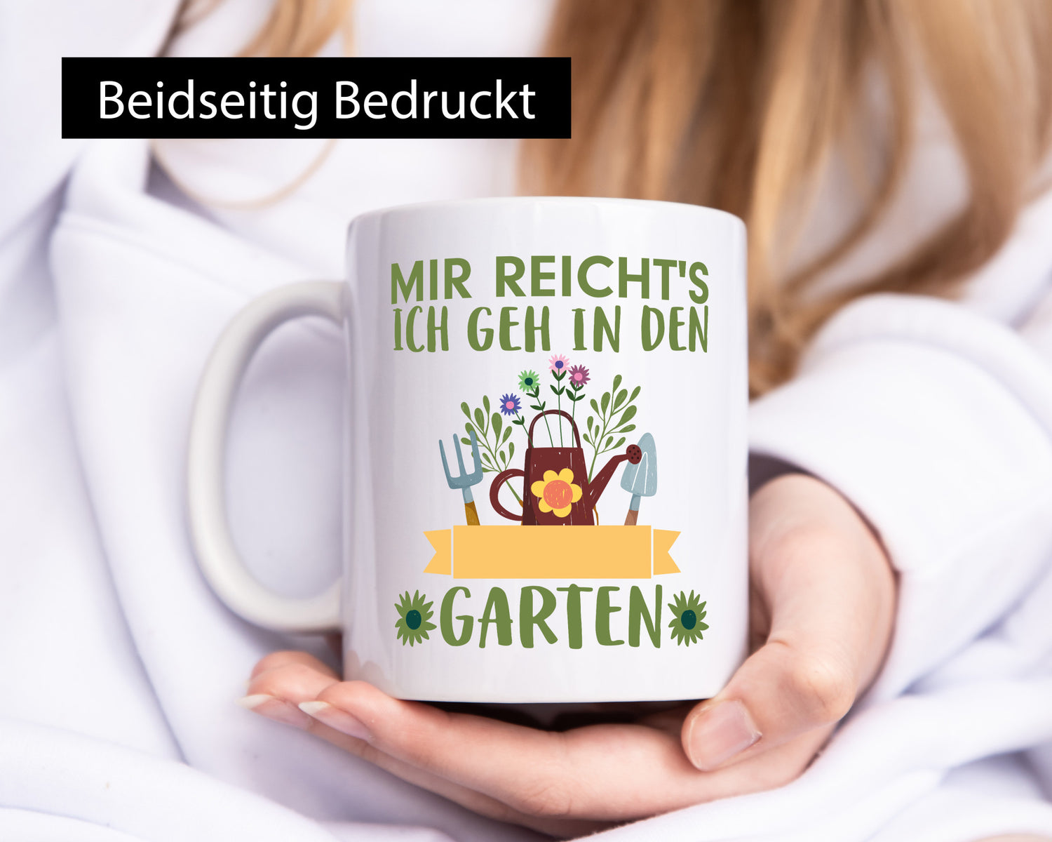 Ich geh in den Garten | Gärtner Tasse Gartenarbeit Humor Arbeit Kollegen Büro