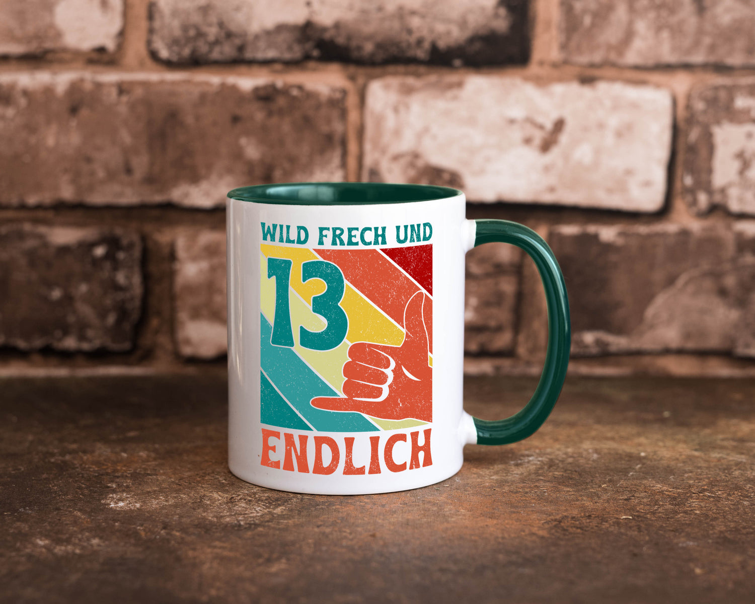 13. Geburtstag | 13 Jahre Wild und Frech Humor Geschenkidee Tasse