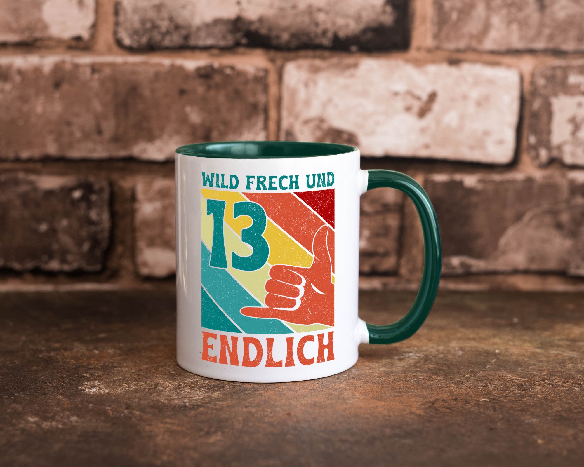13. Geburtstag | 13 Jahre Wild und Frech Humor Geschenkidee Tasse