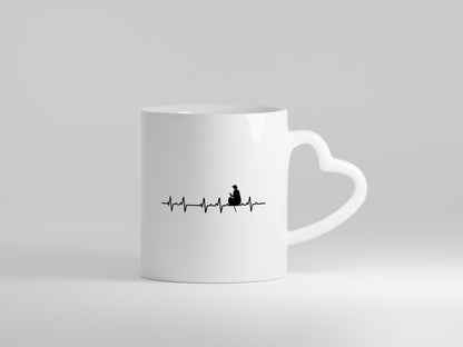 Rudern Herzschlag | Motiv Ruderer Boot Kanu Geschenk Humor Geschenkidee