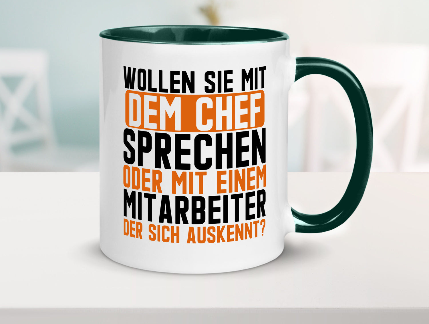 Wollen sie mit dem Chef Sprechen | Mitarbeiter Humor Arbeit Kollegen Büro
