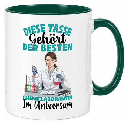 Im Universum: Chemielaborantin | Laborantin Chemie lustiger Spruch Geschenk